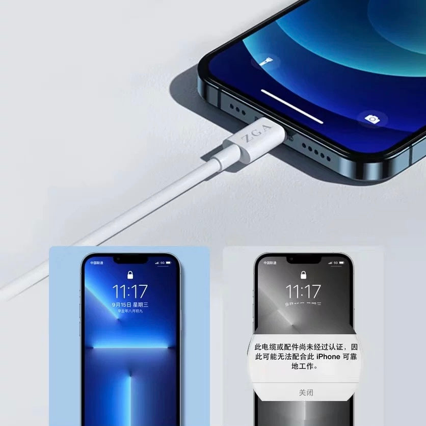 CB02 USB-A to Lighting 2.4A Cable