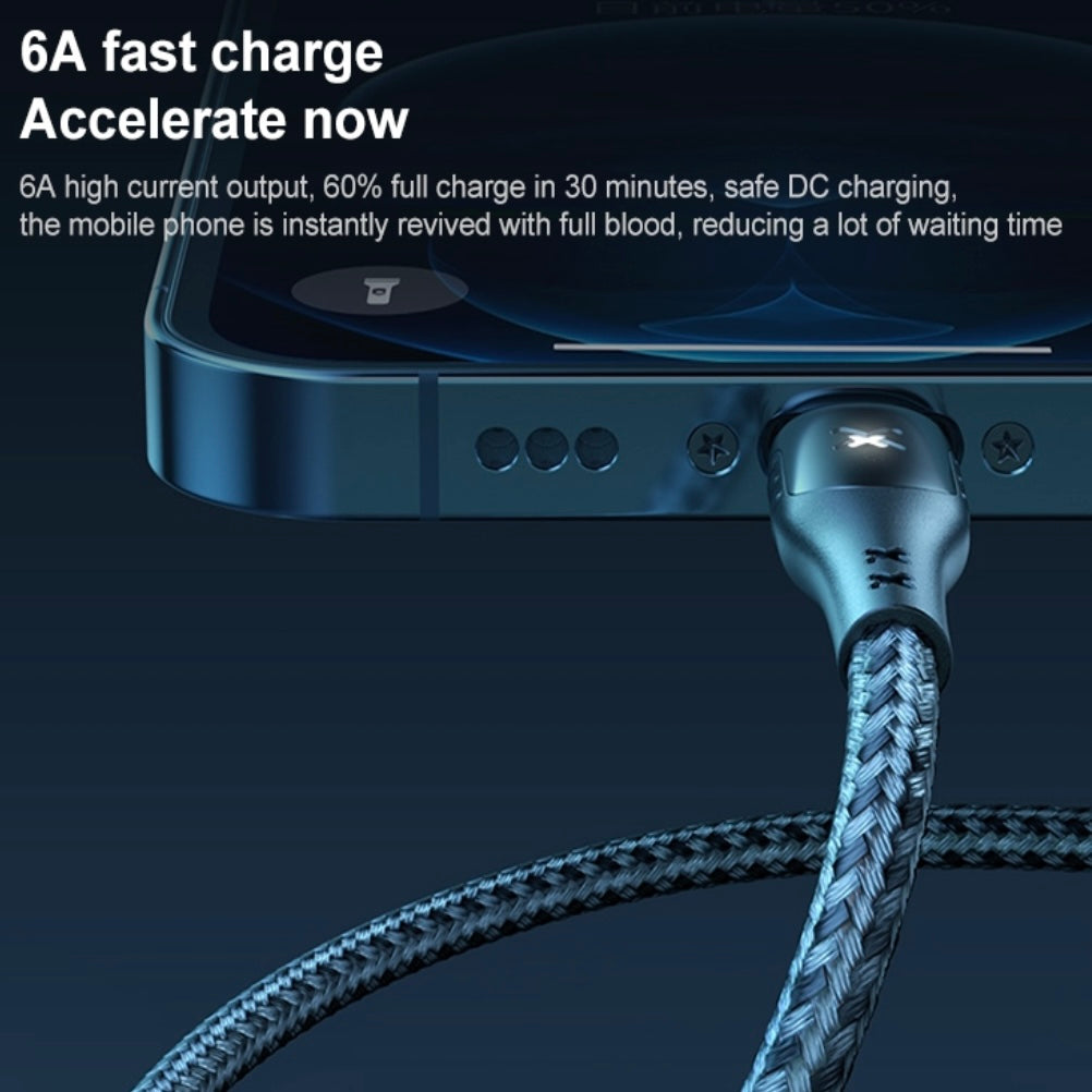 WDC-164i 6A 8 Pin Smart Power Off Charging Data Cable
