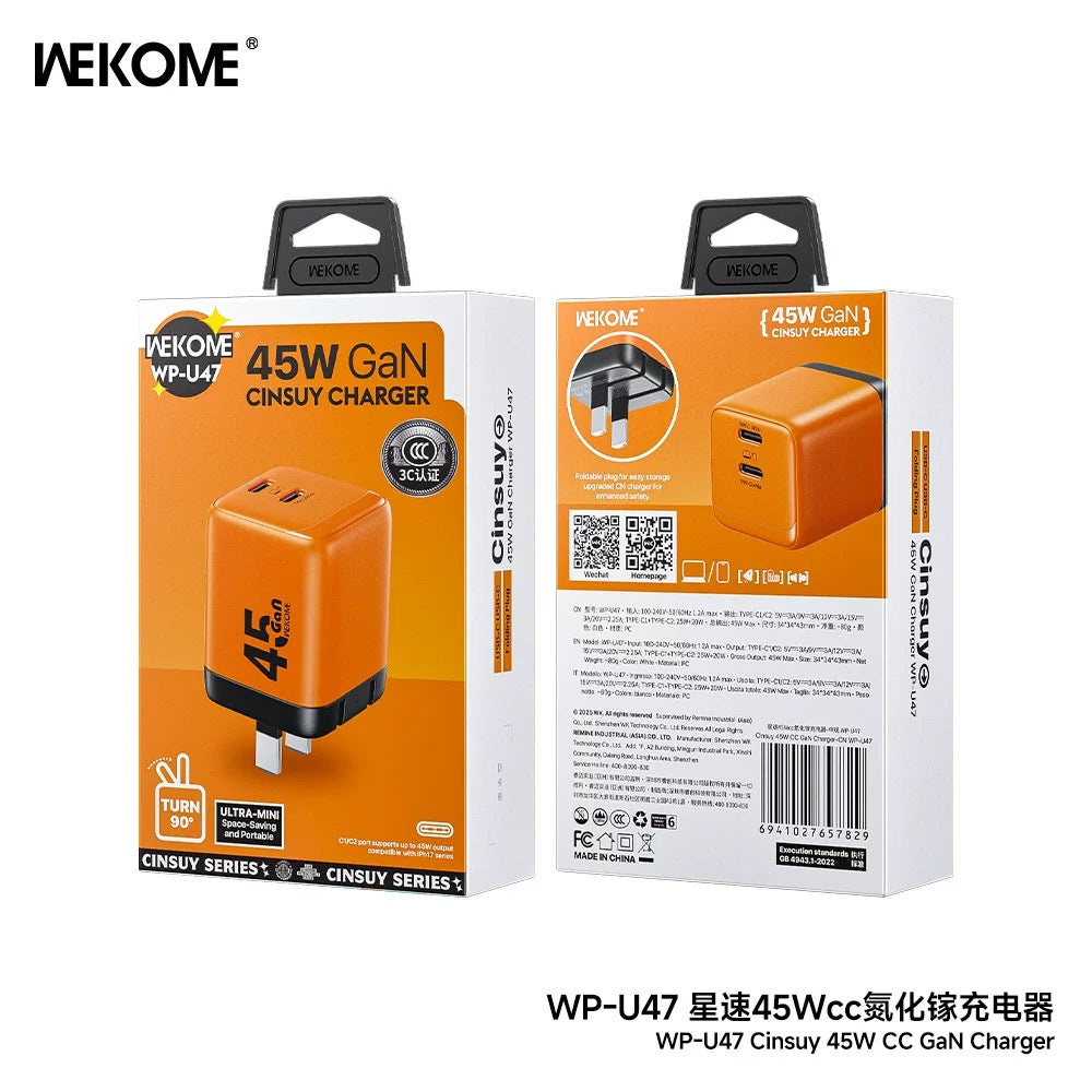 WP-U47 45W Ultra-Fast Charging Newer Devices - ISMART9.COM