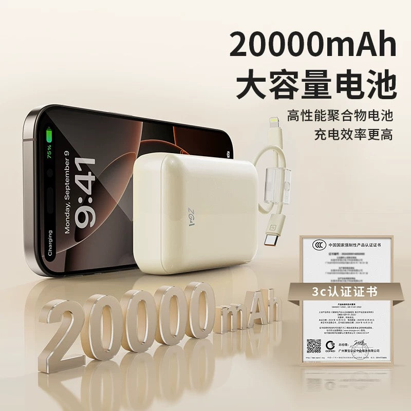 DY17S Compact PowerBank Type-C Lightning output