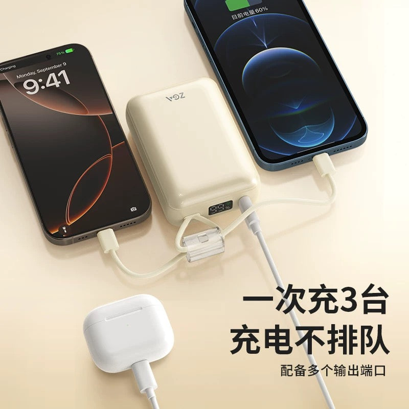 DY17S Compact PowerBank Type-C Lightning output