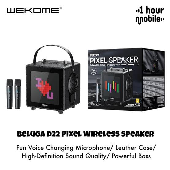 D22 PIXEL SPEAKER Beluga 1 Pelt Ireless Speaker