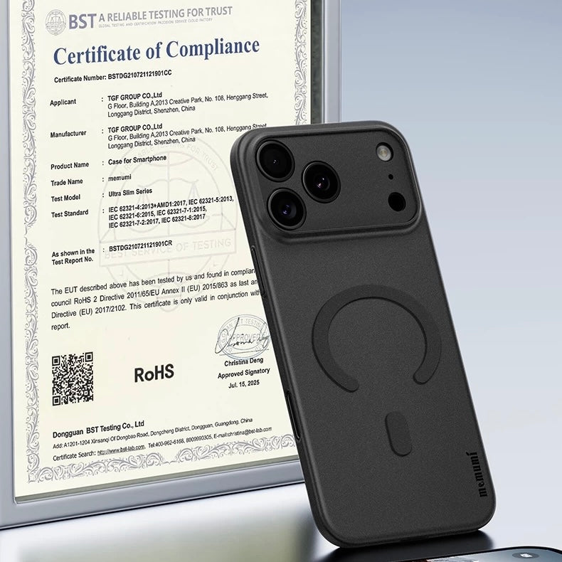 i1255 Memumi New Magnetic Apple Ultra-thin Full Coverage Lens Simple Business Style Case