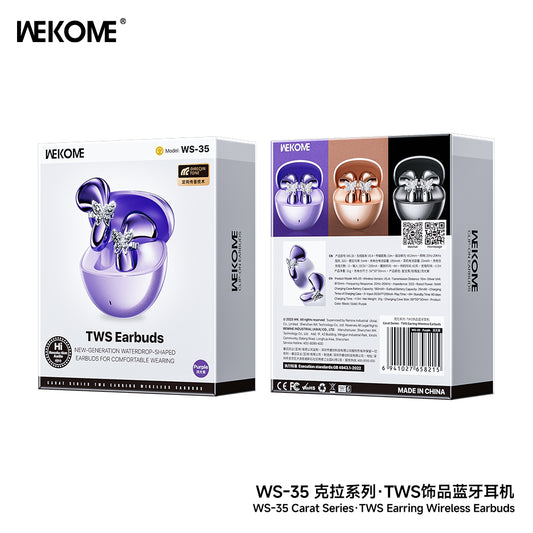 WS-35 TWS Earring Wireless Earbuds