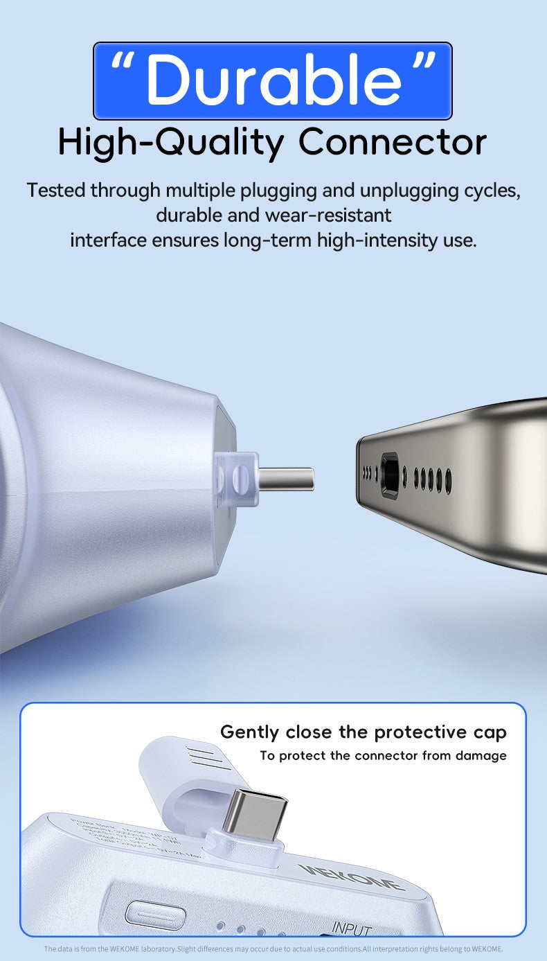 WP-07 Pocket Power Bank Lightning/Type-C Version (3000mAh)