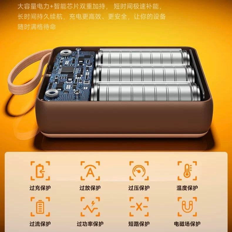 WP-117 Large Capacity Fast Charging Cable powerbank - ISMART9.COM