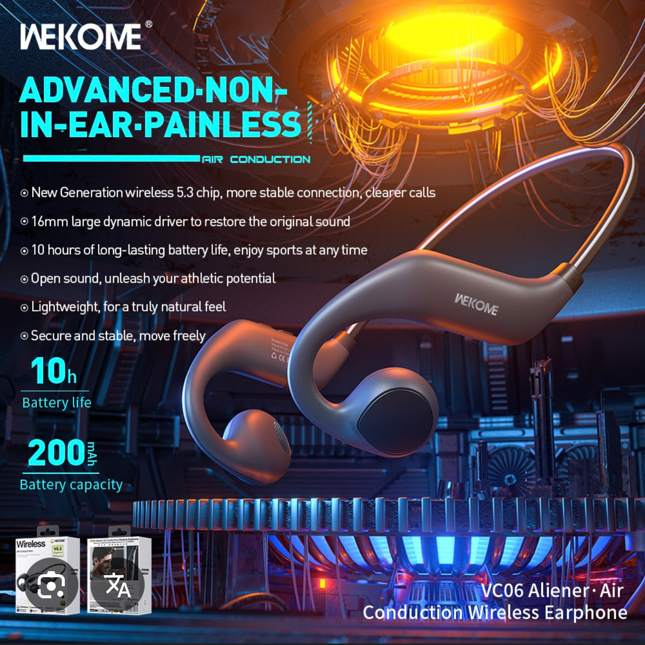 VC06 Air Conduction Wireless Earphone