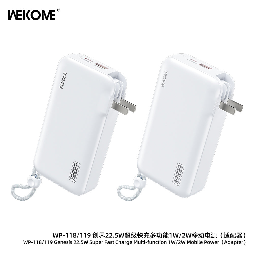 WP-119 22.5W super Fast Charge Multi-function Mobile Power (20000mAh)