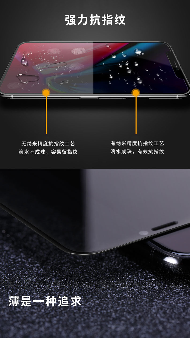 WTP-012 Kingkong  4D tempered glass full Screen Protector For iPhone (Privacy) - i-s-mart.com | No.1 Branded Online Shop in Cambodia