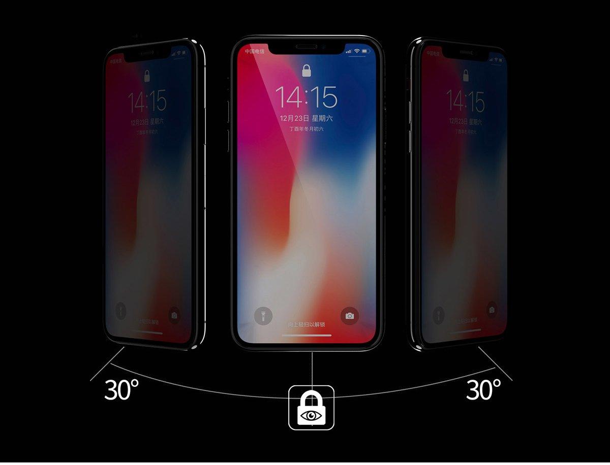 WTP-012 Kingkong  4D tempered glass full Screen Protector For iPhone (Privacy) - i-s-mart.com | No.1 Branded Online Shop in Cambodia