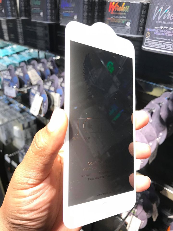 WTP-012 Kingkong  4D tempered glass full Screen Protector For iPhone (Privacy)