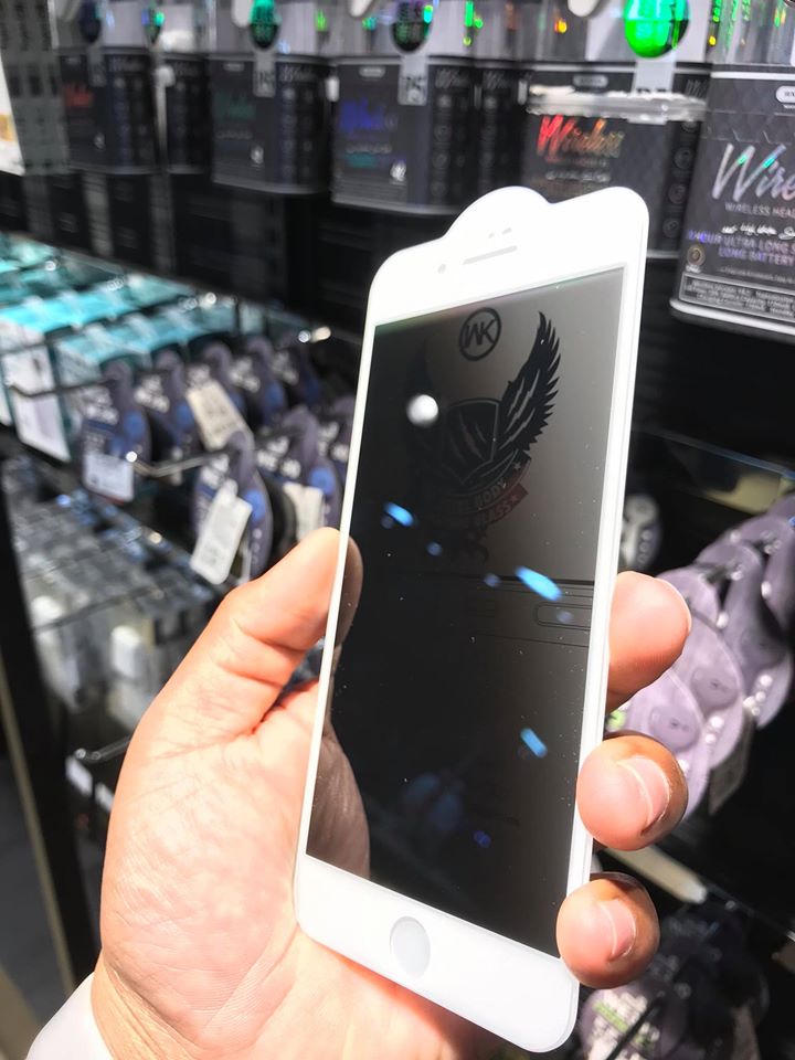 WTP-012 Kingkong  4D tempered glass full Screen Protector For iPhone (Privacy)