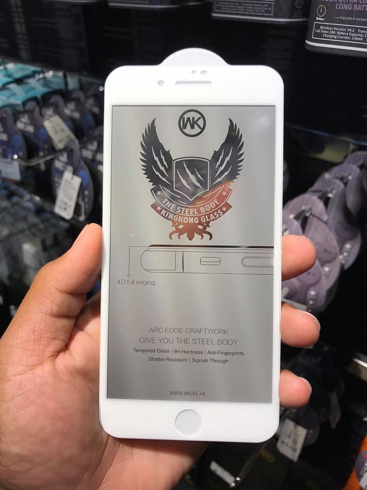 WTP-012 Kingkong  4D tempered glass full Screen Protector For iPhone (Privacy)